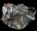 Metallic, Radiating Pyrolusite Cystals - Morocco #56965-1